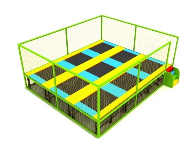 Parque de trampolines interior · 7.15 × 6.75 × 3 m