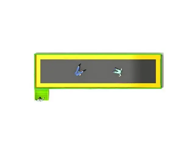 Parque de trampolines interior · 12.95 × 3.35 × 3 m