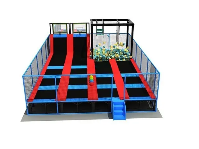 Parque de trampolines · 12.95 × 9.4 × 4.4 m