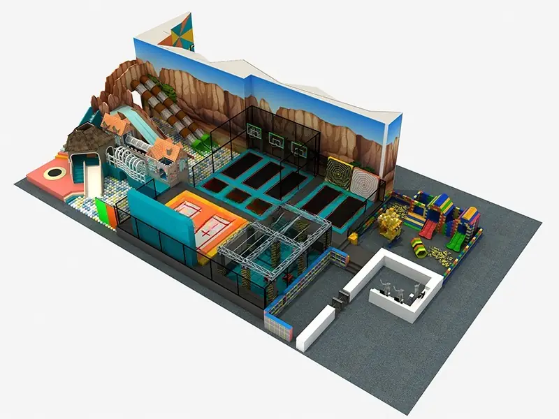 Parque de trampolines · Modelo 0240