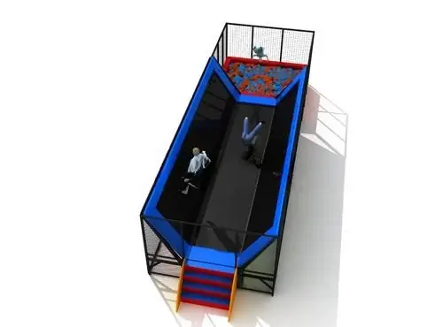 Parque de trampolines interior · 9 × 4 × 3 m
