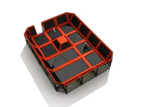 Parque de trampolines interior · 11 × 9 × 3 m