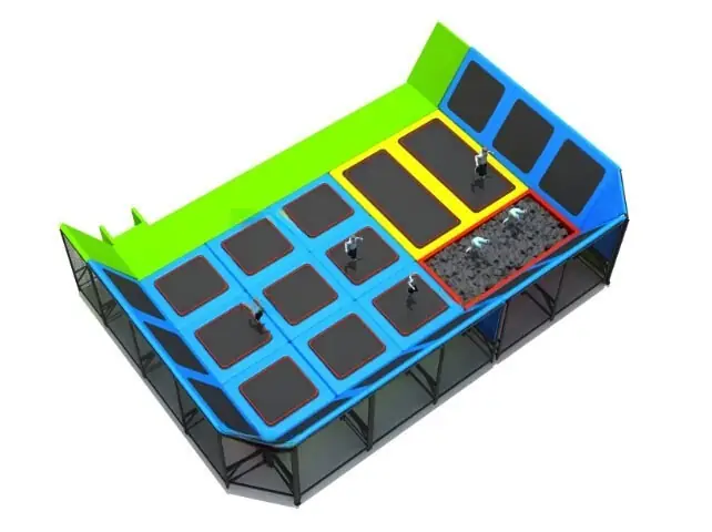 Parque de trampolines interior con piscina de espuma · Modelo 0274