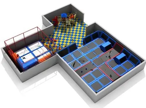 Parque de trampolines interior · Modelo 0406