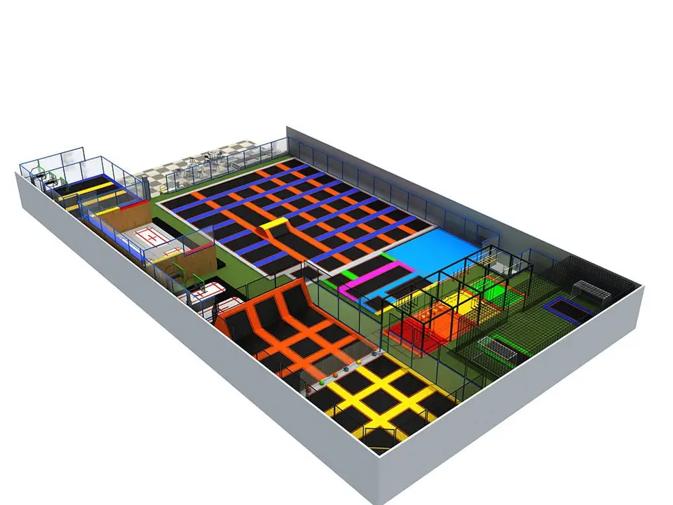 Parque de trampolines interior · Modelo 0421