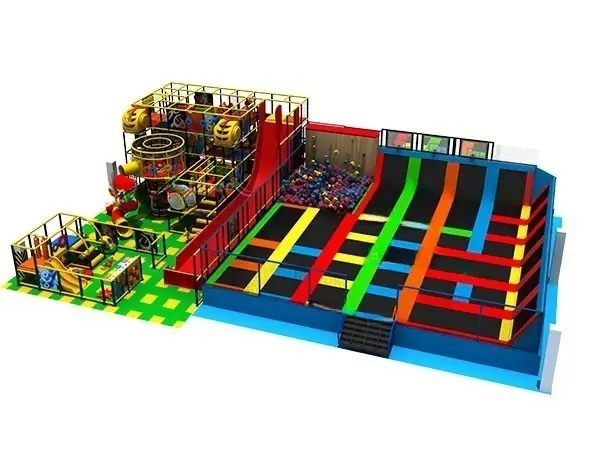 Parque de trampolines interior · 18.2 × 26.27 × 7 m