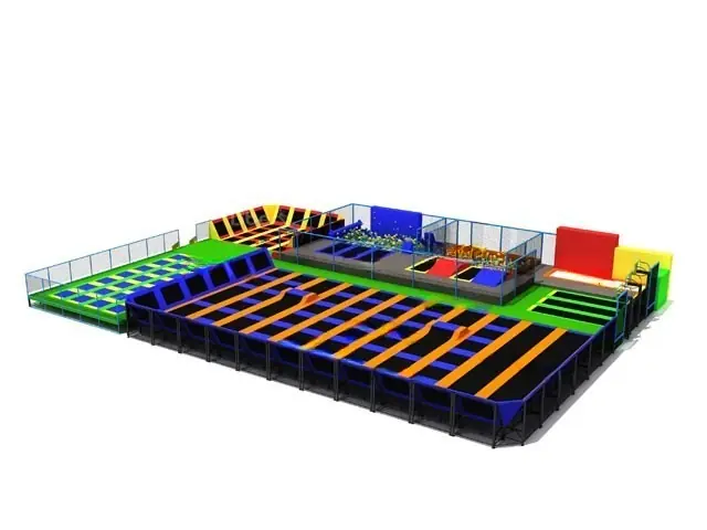 Parque de trampolines interior · 4.79 × 3.38 × 5.6 m